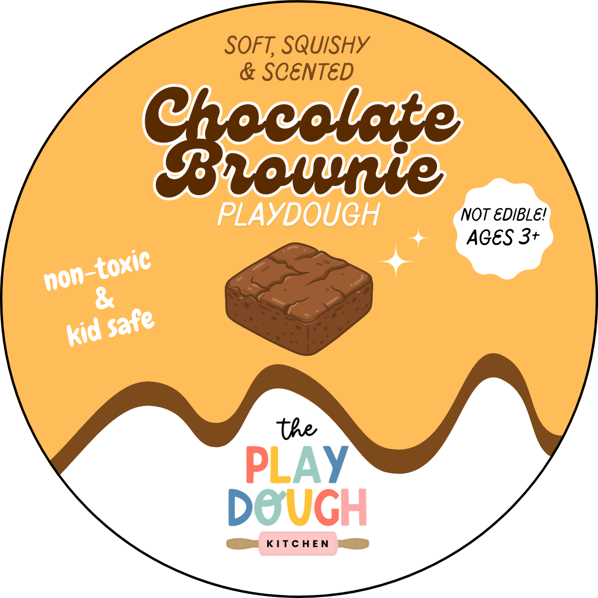 Chocolate Brownie Playdough