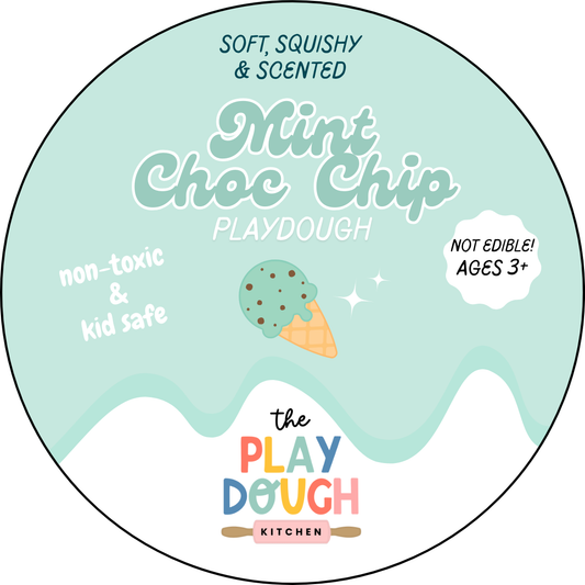 Mint Choc Chip Playdough