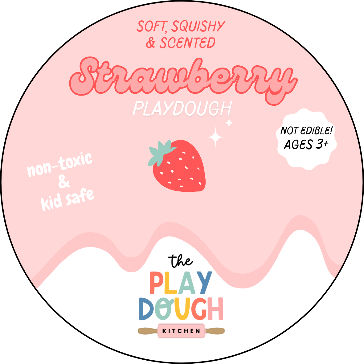 Strawberry Playdough