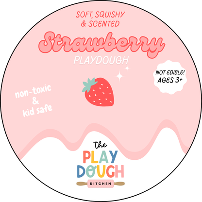 Strawberry Playdough