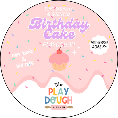 Birthday Cake Playdough