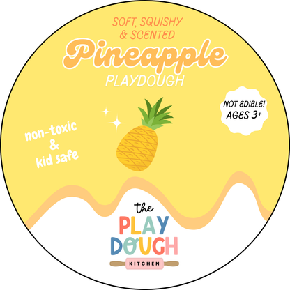 Pineapple Playdough