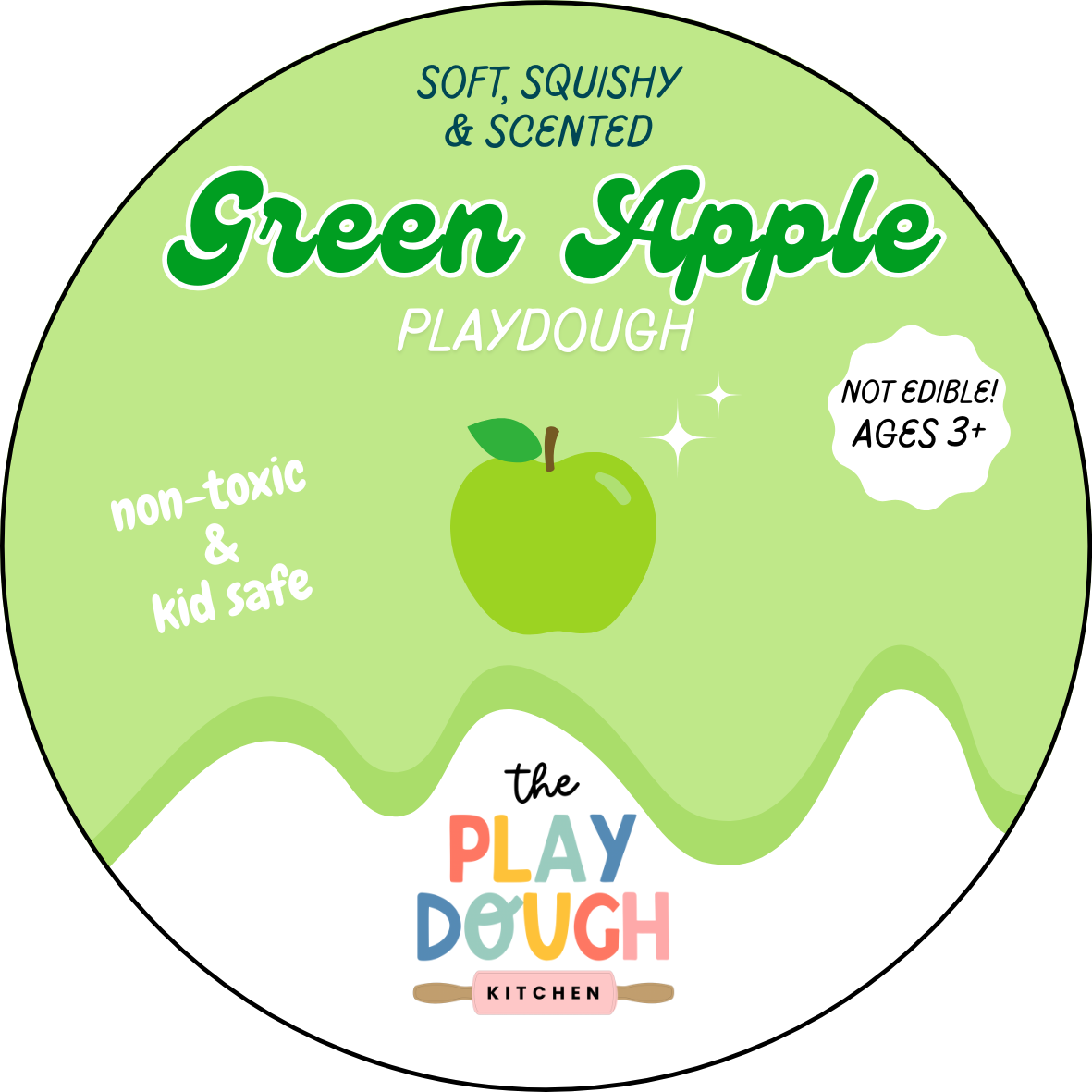 Green Apple Playdough