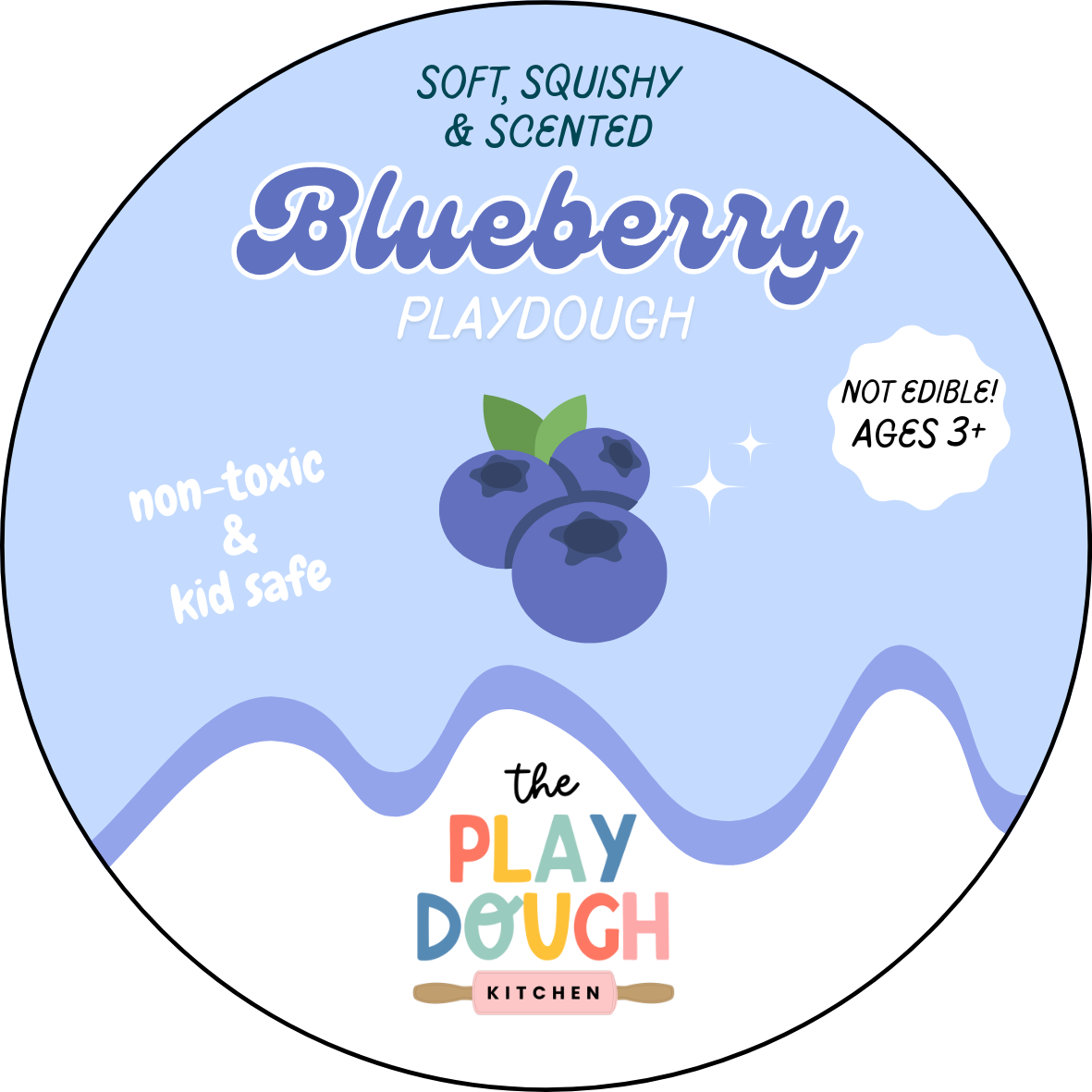 Blueberry Playdough