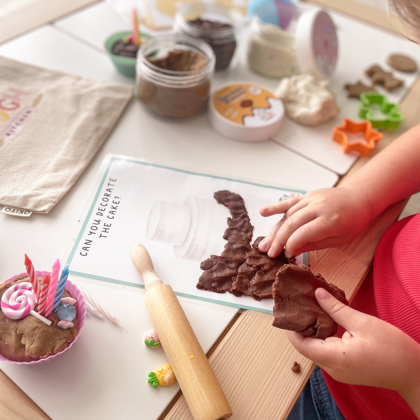 Chocolate Brownie Playdough